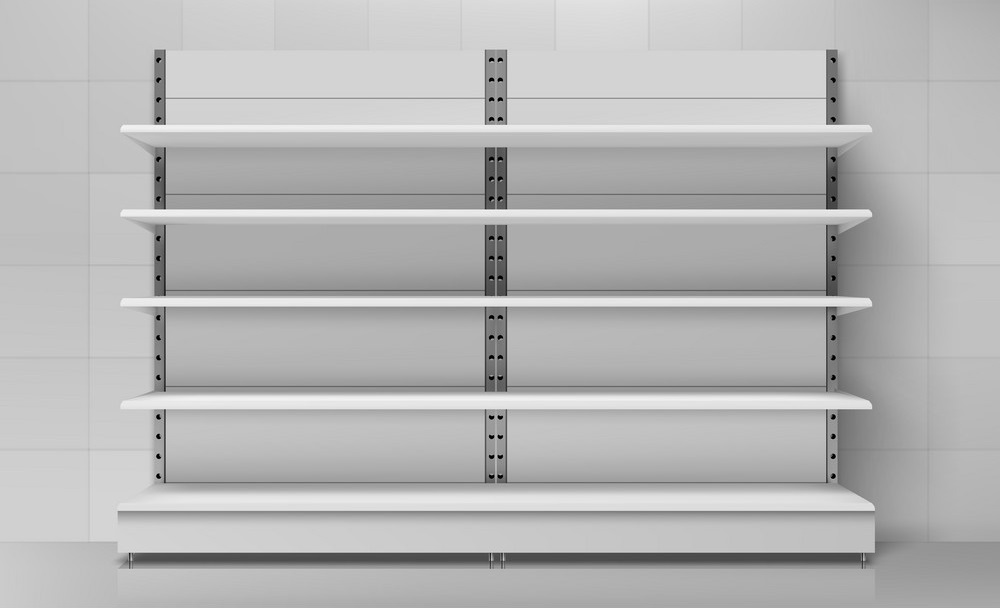 supermarket gondola shelving